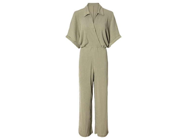 Gehe zu Vollbildansicht: esmara® Damen Jumpsuit, mit Ärmeln in Krempeloptik - Bild 2