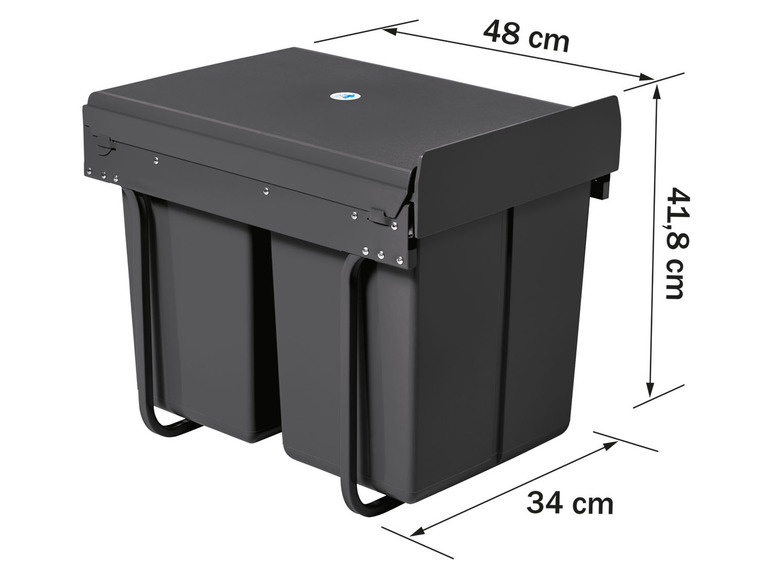 Gehe zu Vollbildansicht: Einbaumülleimer, 40 l / 38 l - Bild 5