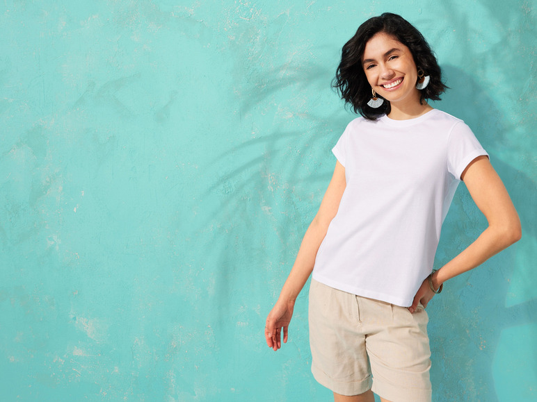 Gehe zu Vollbildansicht: esmara® Damen T-Shirts, 2 Stück, reine Baumwolle - Bild 19