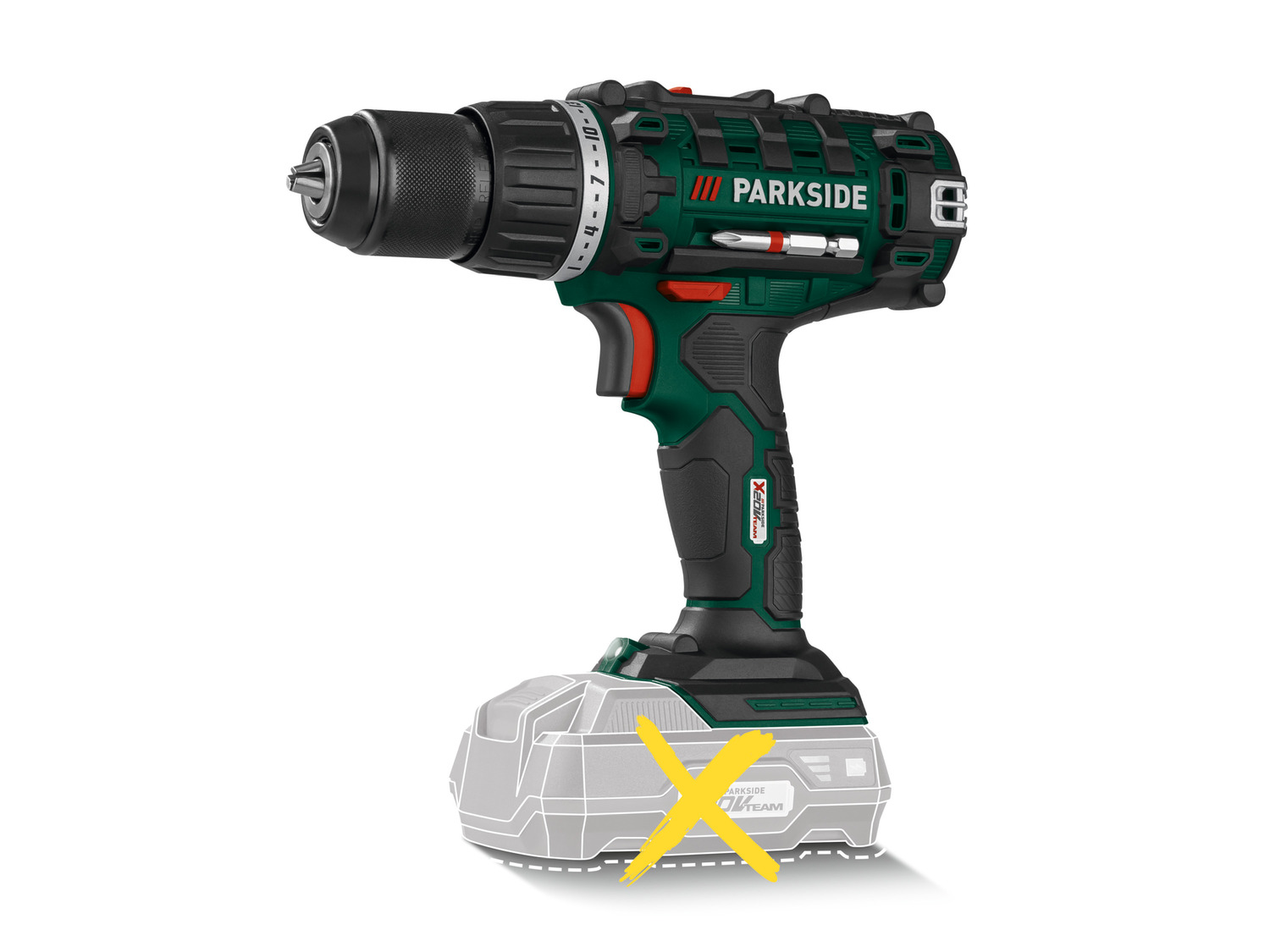 PARKSIDE® 20 »PABS Akku-Bohrschrauber mit… V 20-Li E6«