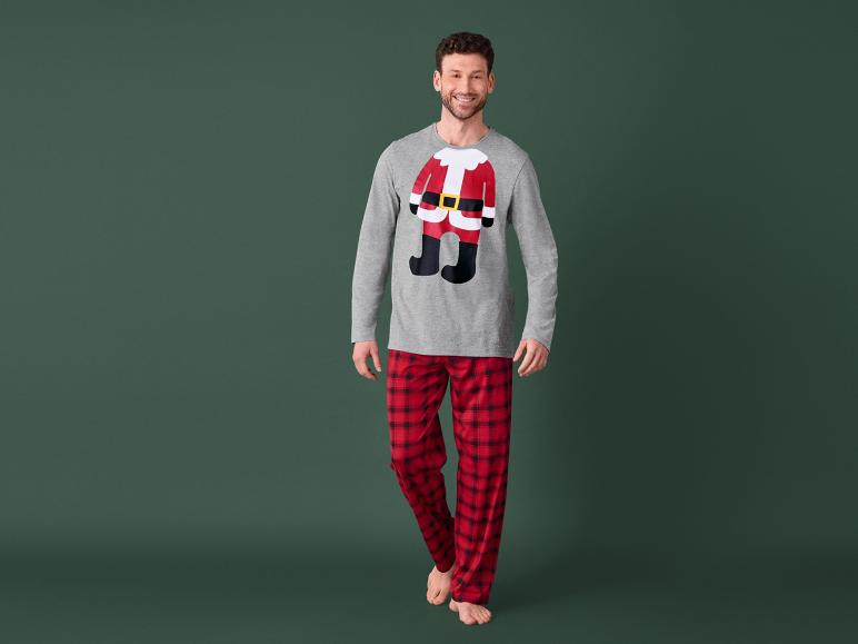 Gehe zu Vollbildansicht: LIVERGY® Herren Pyjama mit weihnachtlichem Motiv - Bild 13