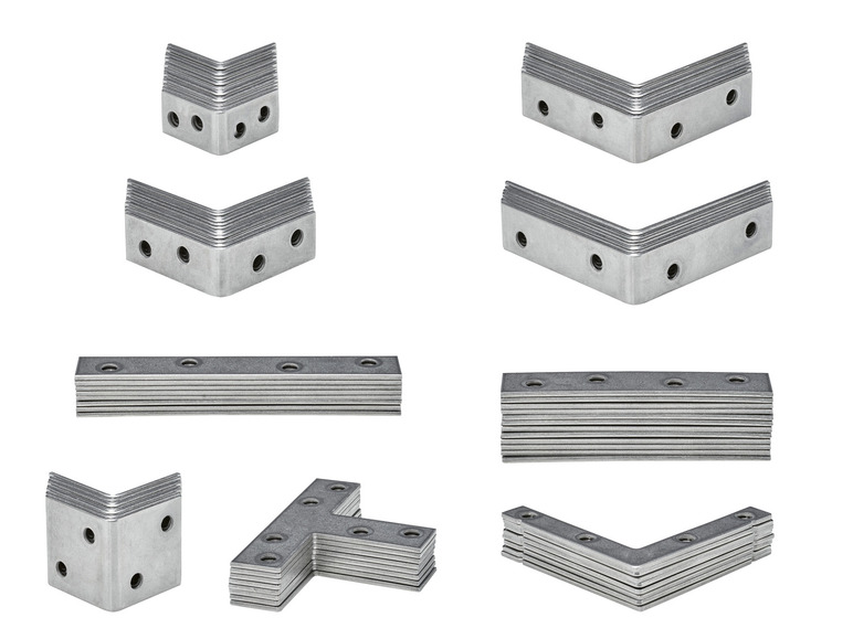 Gehe zu Vollbildansicht: PARKSIDE® Winkel- / Flachverbinder, aus Edelstahl - Bild 1