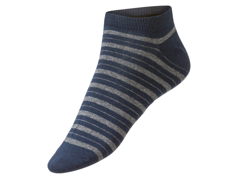 Gehe zu Vollbildansicht: LIVERGY® Herren Sneakersocken, 5 Paar, mit hohem Baumwollanteil - Bild 6