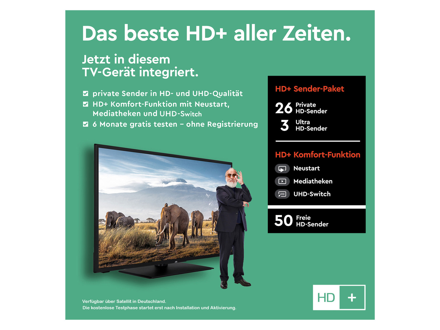 HD Full JVC LIDL Smart | Fernseher »LT-VF5156« TV