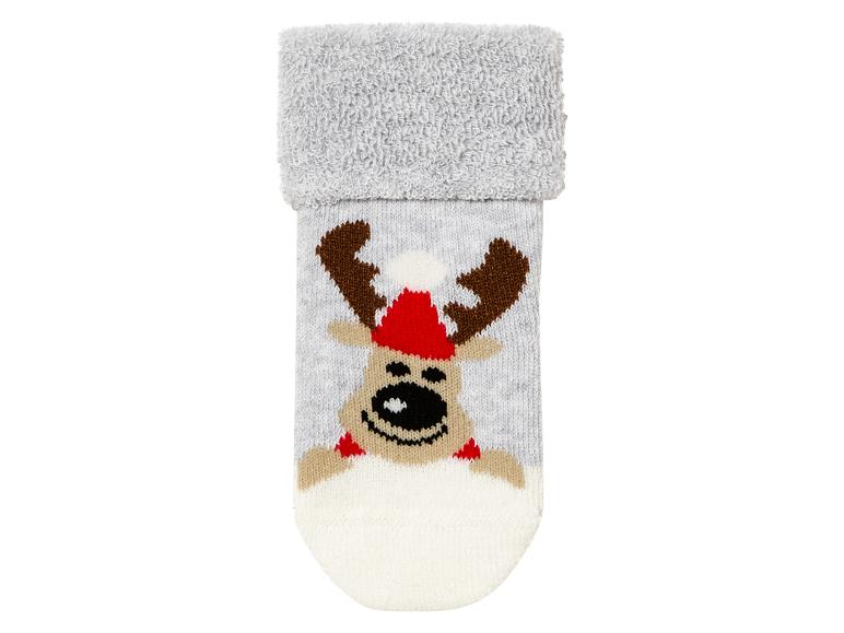 Gehe zu Vollbildansicht: lupilu® Baby Socken, 3 Paar, mit Weihnachtsdesigns - Bild 10