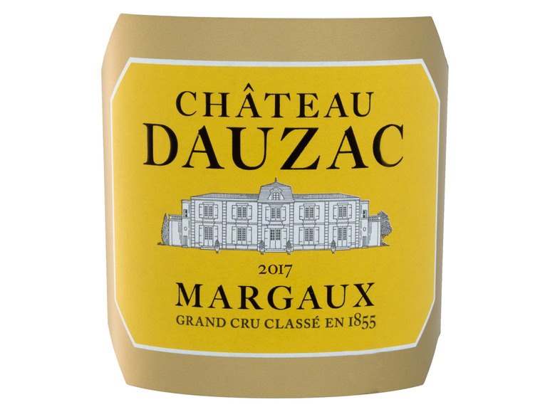 Classé AOC 5éme trocken, Grand Margaux Château Rotwein Cru Dauzac 2017