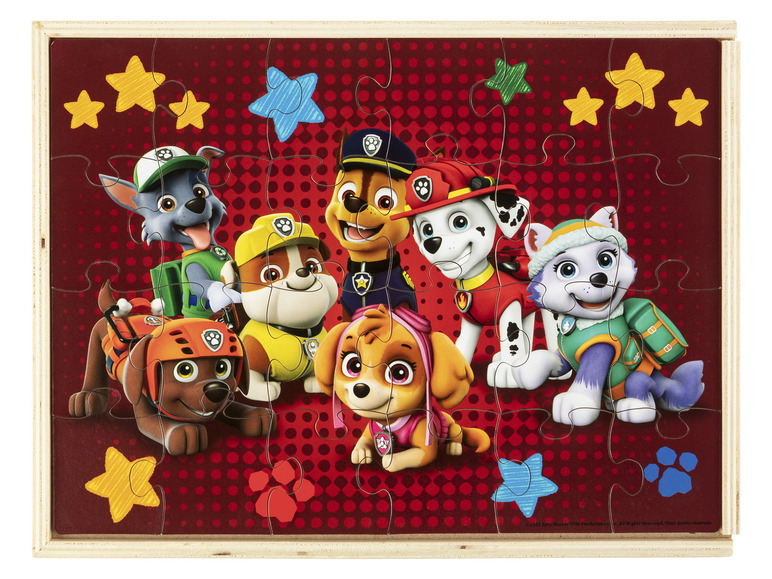 Spinmaster Paw Patrol Holz Puzzle, 72 Teile