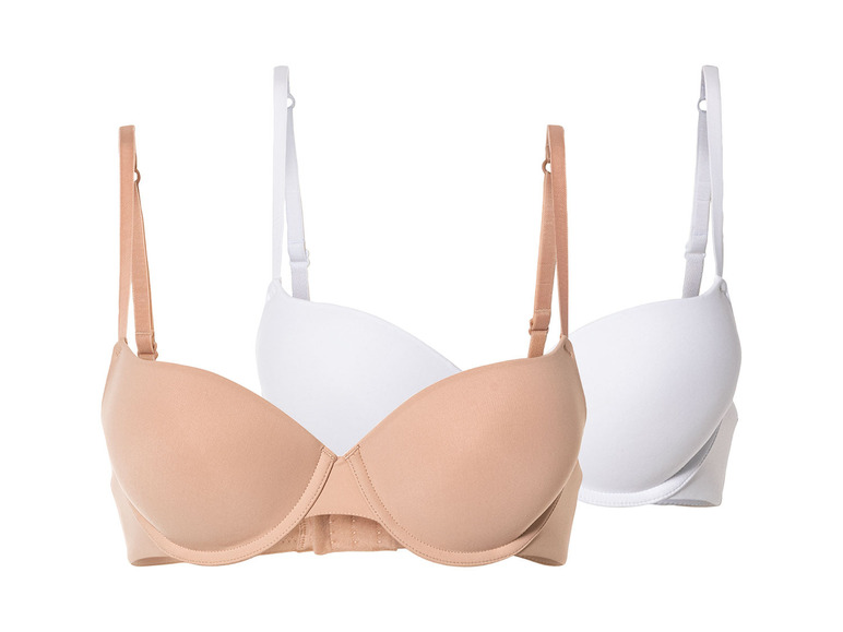 Gehe zu Vollbildansicht: esmara® Damen Push-Up BHs, 2 Stück, mit verstellbaren Trägern - Bild 2