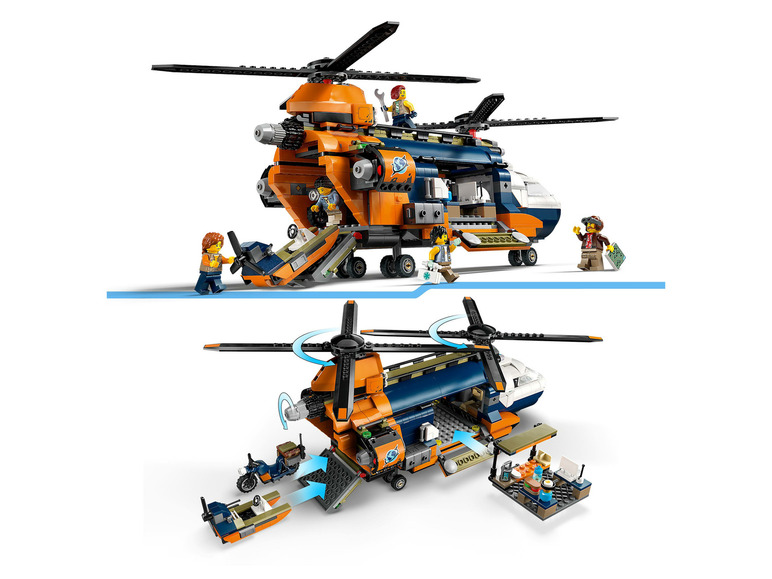 Gehe zu Vollbildansicht: LEGO® City 60437 »Dschungelforscher-Hubschrauber« - Bild 3