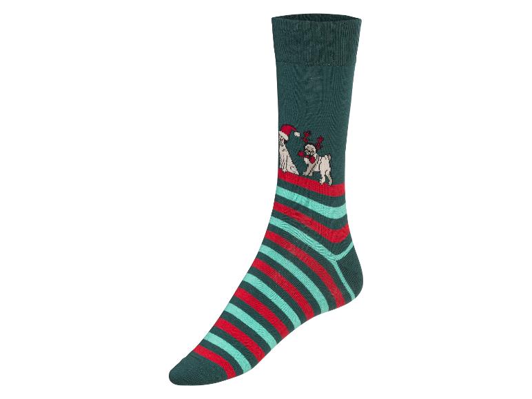 Gehe zu Vollbildansicht: LIVERGY® Herren Socken, 3 Paar, mit Weihnachtsdesigns - Bild 9