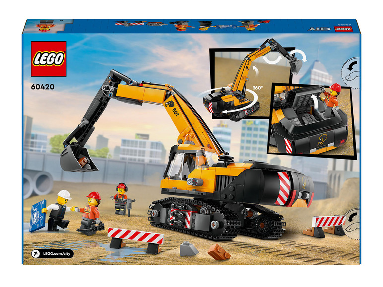 Gehe zu Vollbildansicht: LEGO® City 60420 »Raupenbagger« - Bild 6