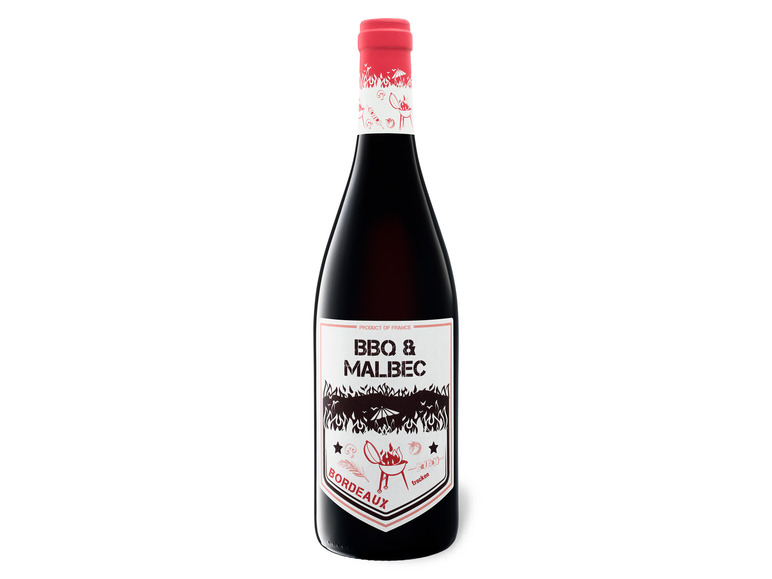 trocken, AOP & BBQ 2020 Bordeaux Malbec Rotwein
