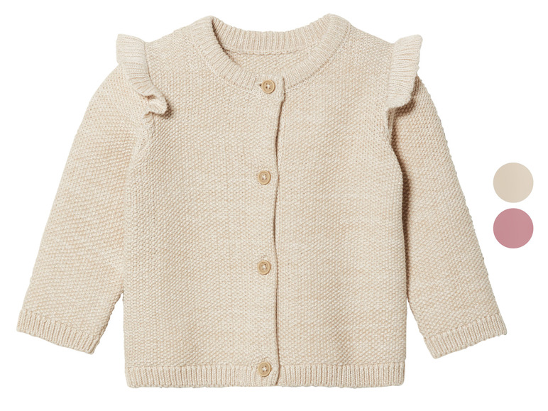 Gehe zu Vollbildansicht: lupilu® Baby Strickjacke aus reiner Baumwolle - Bild 1