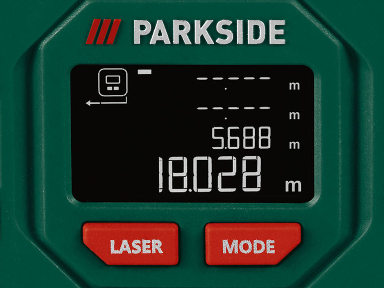 B1«, Akku-Massband m, 4 PARKSIDE® V mit Laserentfernungsmesser 3 »PLMB 4