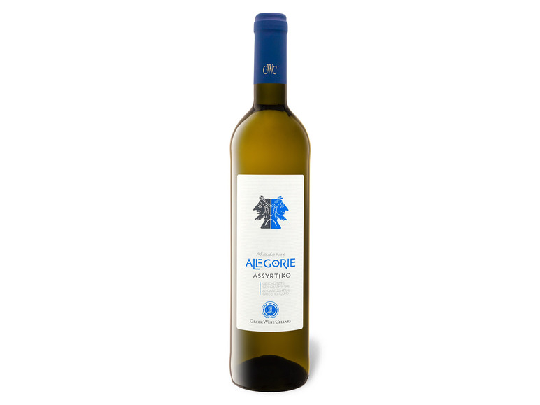 Assyrtiko trocken, Wine Weißwein PGI Alegorie Moderne 2022 Greek Cellars