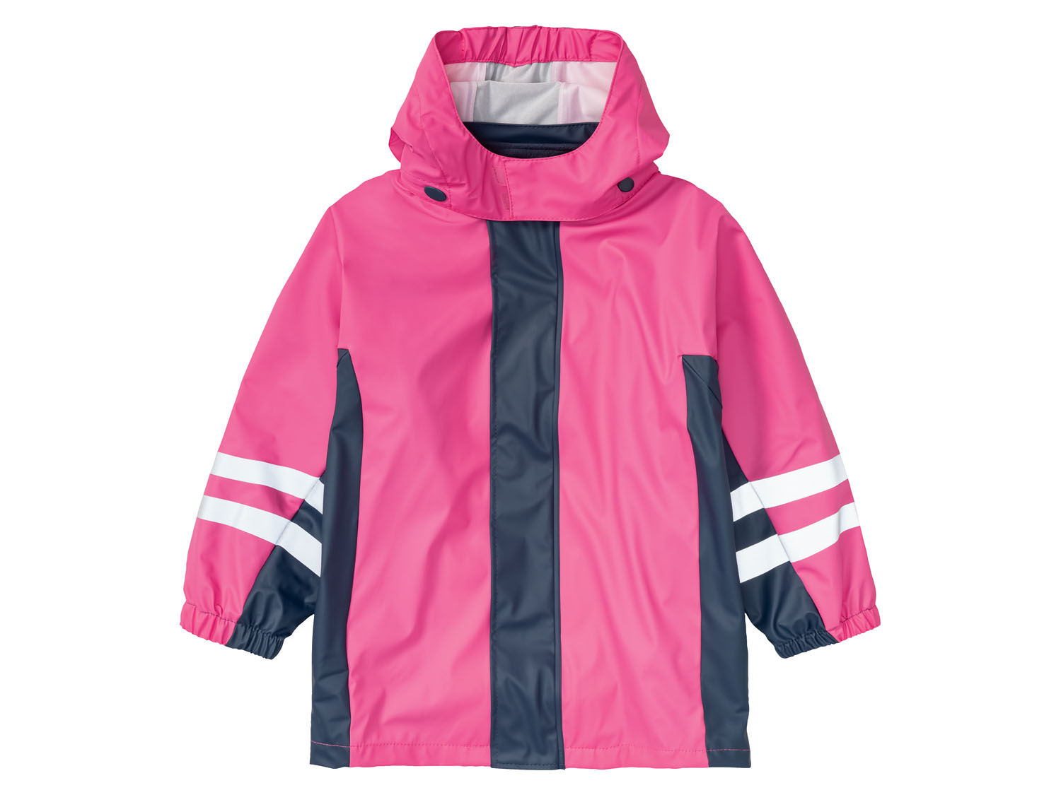 Playshoes Kleinkinder Regenjacke (98/104, marine/pink) 98/104