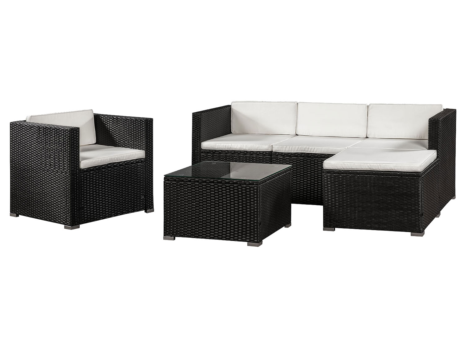 Juskys Gartenlounge Punta Cana (creme, L) L