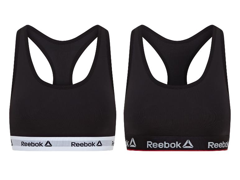 Gehe zu Vollbildansicht: Reebok Damen Crop-Bralette, feuchtigkeitsableitend - Bild 1