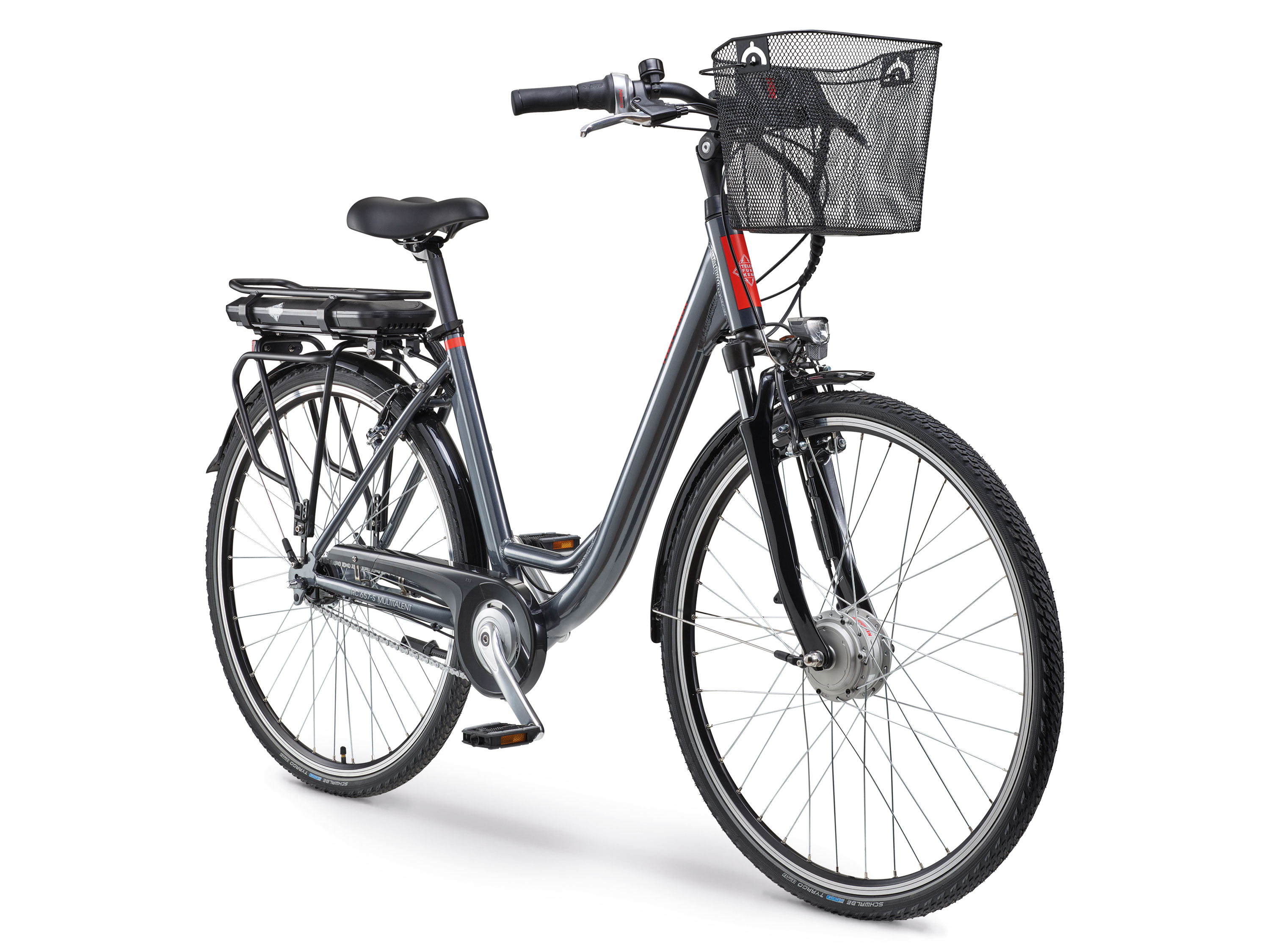 TELEFUNKEN Multitalent RC657-S Citybike E-Bike 28 Zoll (anthrazit)