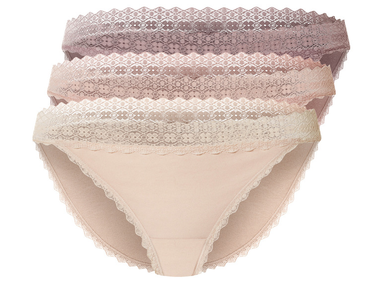 Gehe zu Vollbildansicht: esmara® Damen Slips, 3 Stück, mit Spitze - Bild 11