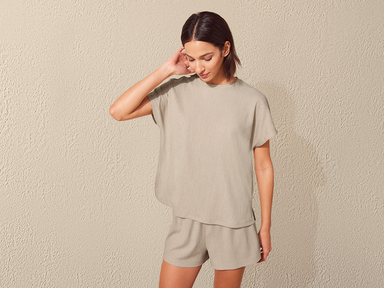 Gehe zu Vollbildansicht: esmara® Damen Shirt mit Crinklestruktur - Bild 3