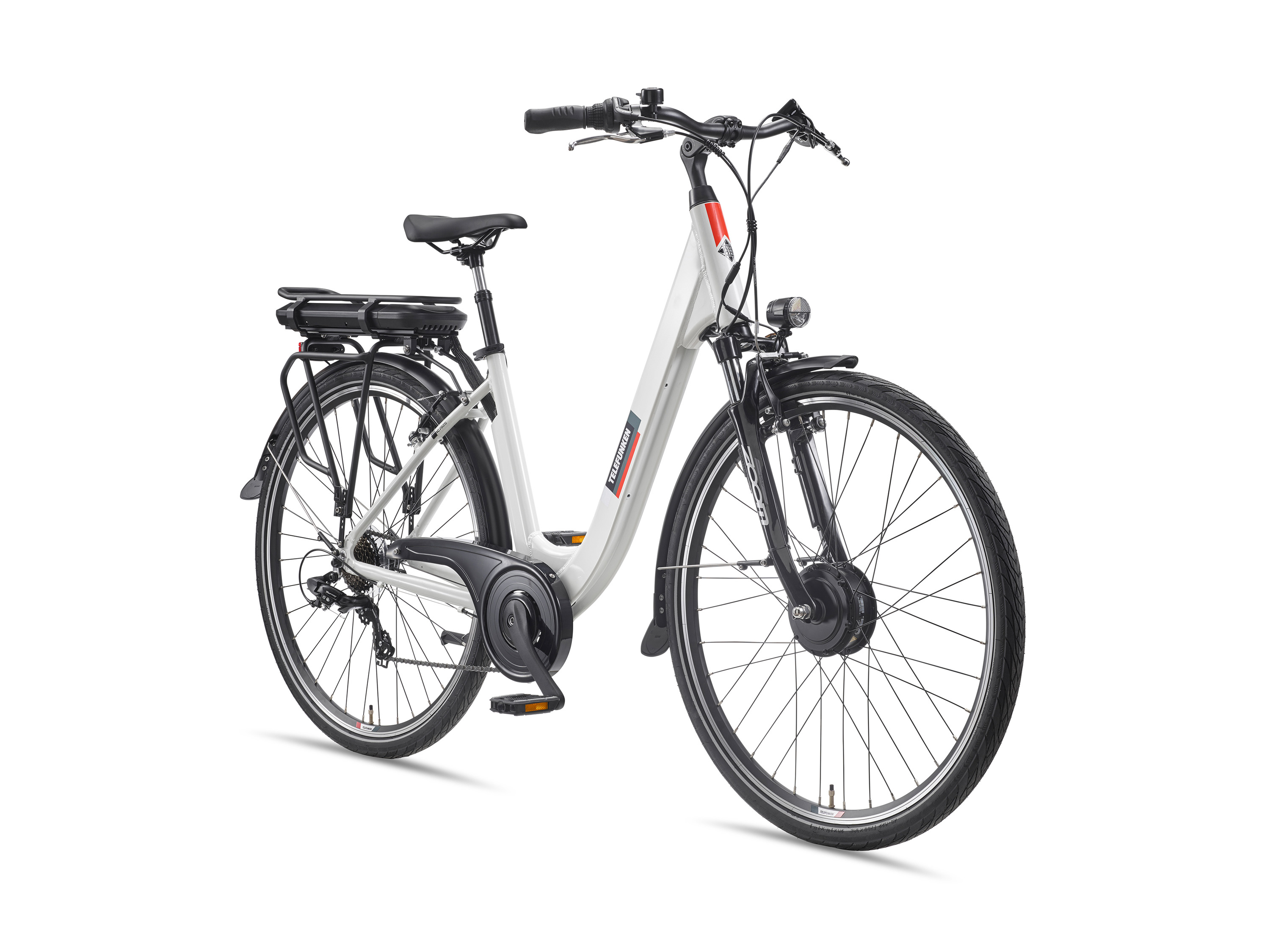 TELEFUNKEN E-Bike City Multitalent RC825 28 Zoll weiß