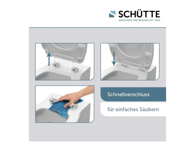 Gehe zu Vollbildansicht: Schütte WC Sitz, mit Absenkautomatik und Schnellverschluss - Bild 109