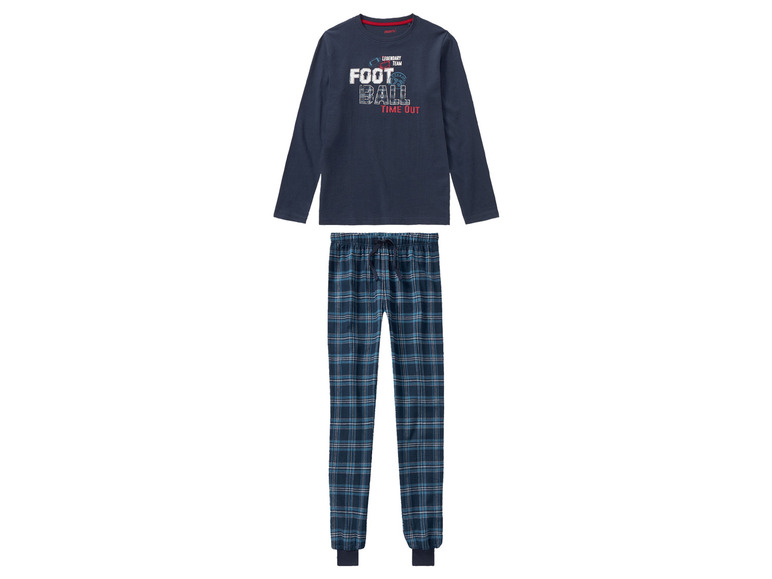 Gehe zu Vollbildansicht: pepperts!® Kinder Jungen Pyjama, Single-Jersey-Qualität - Bild 2