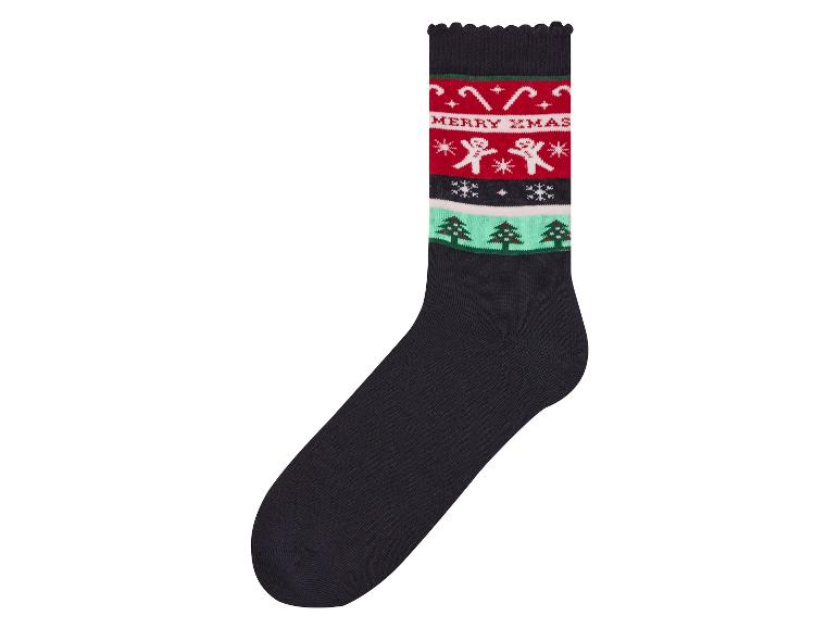 Gehe zu Vollbildansicht: pepperts!® Kinder Thermo-Socken, 2 Paar, mit Weihnachts-Designs - Bild 4