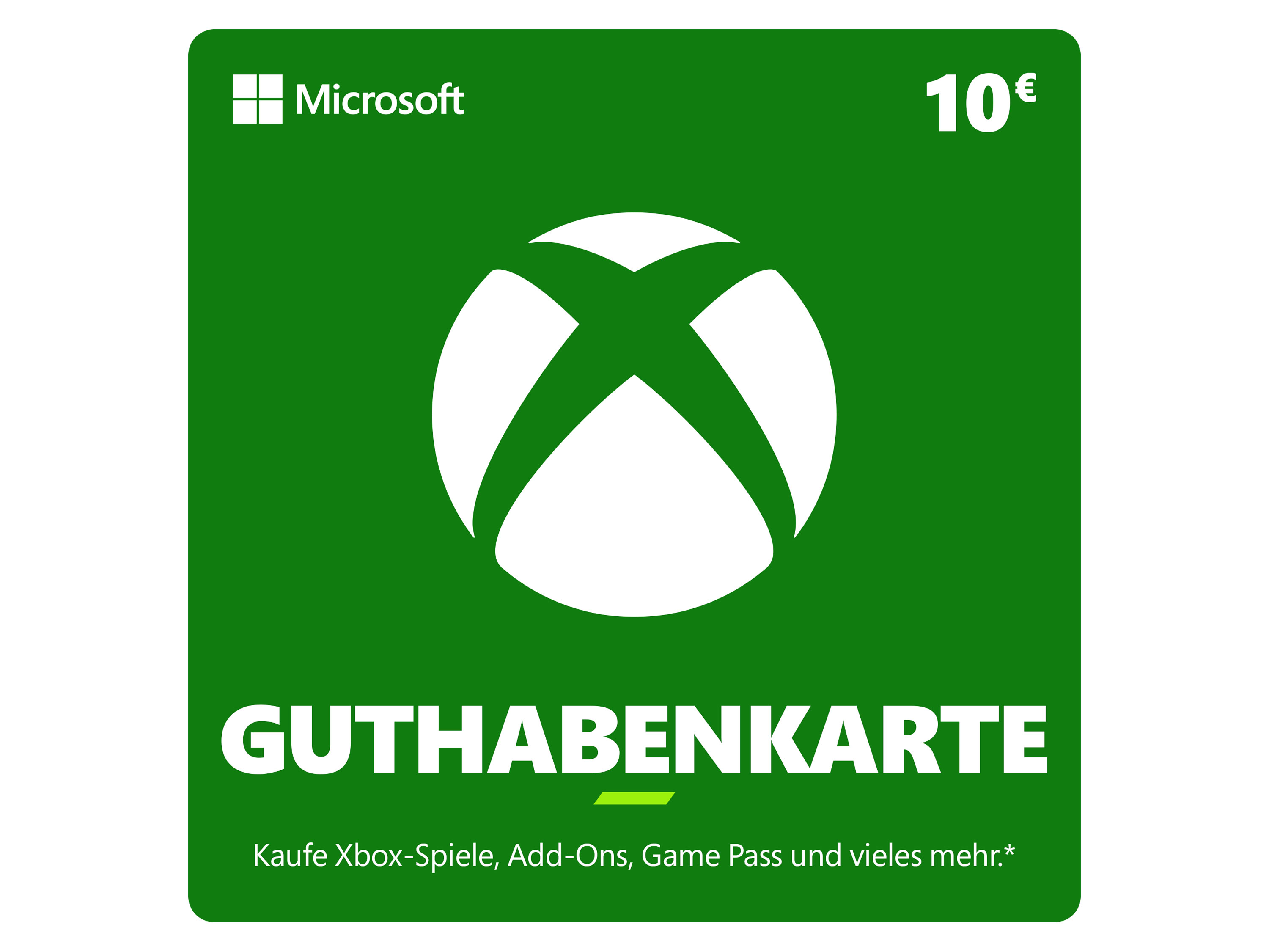 Xbox Guthaben Xbox Code über 10 €