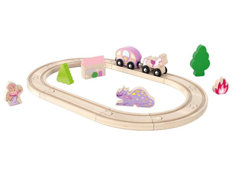 Gehe zu Vollbildansicht: Playtive Bahnset Bauernhof \ Bahnset Prinzessin \ Bahnset Feuerwehr \ Bahnset Polizei, 18-teilig - Bild 5