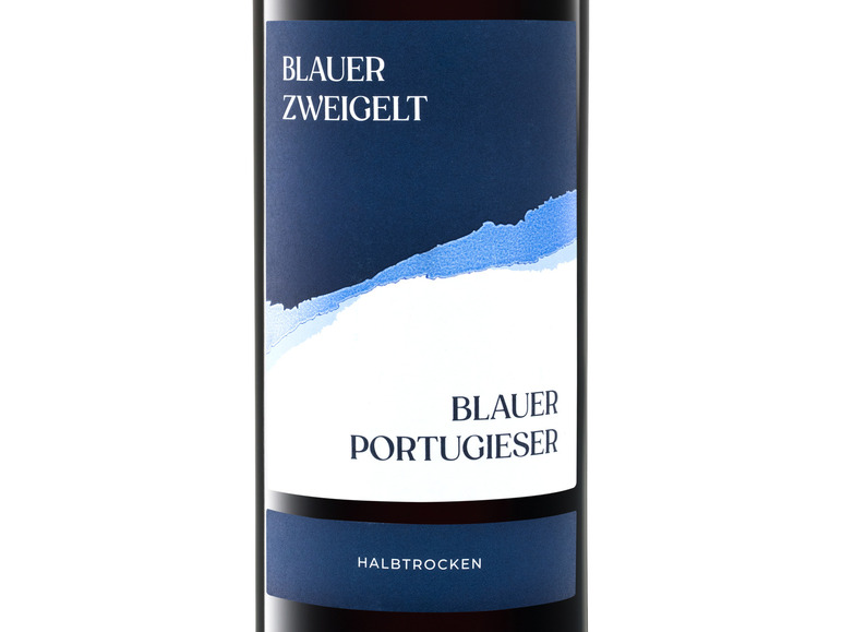 Zweigelt/Portugieser Rotwein Niederösterreich halbtrocken, 2021 Blauer