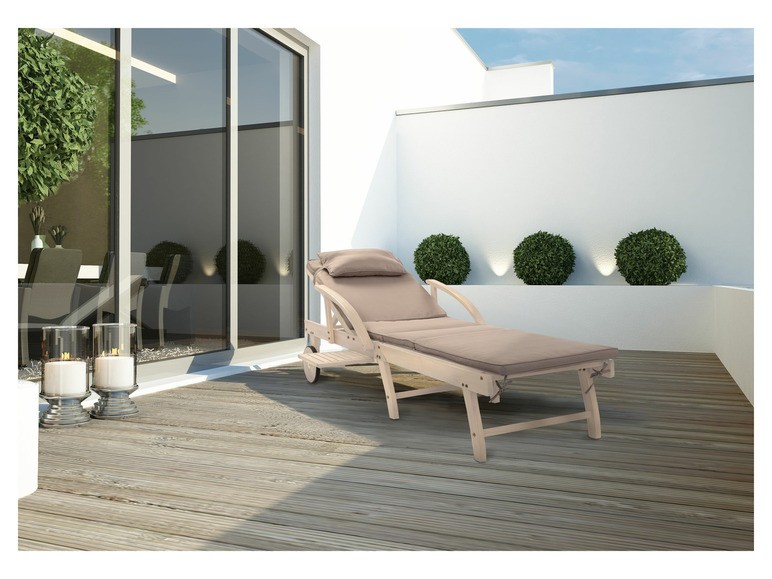 Gehe zu Vollbildansicht: bellavista - Home & Garden® Liege »St. Tropez«, mit ausziehbaren Seitentisch - Bild 2