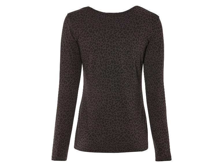 Gehe zu Vollbildansicht: esmara® Damen Langarmshirt mit Rundhalsausschnitt - Bild 7