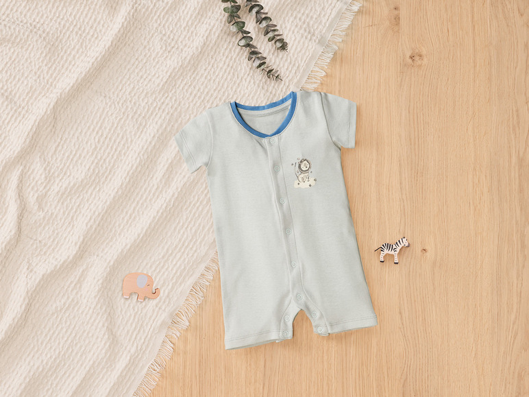Gehe zu Vollbildansicht: lupilu® Baby Pyjama, reine Bio-Baumwolle - Bild 5