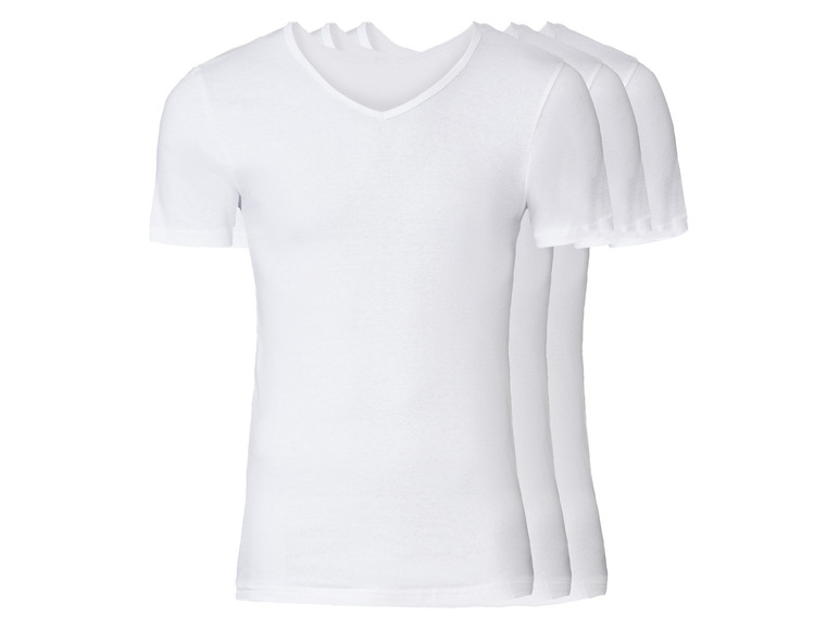Gehe zu Vollbildansicht: LIVERGY® Herren Unterhemden, 3 Stück, in Feinripp-Qualität - Bild 8