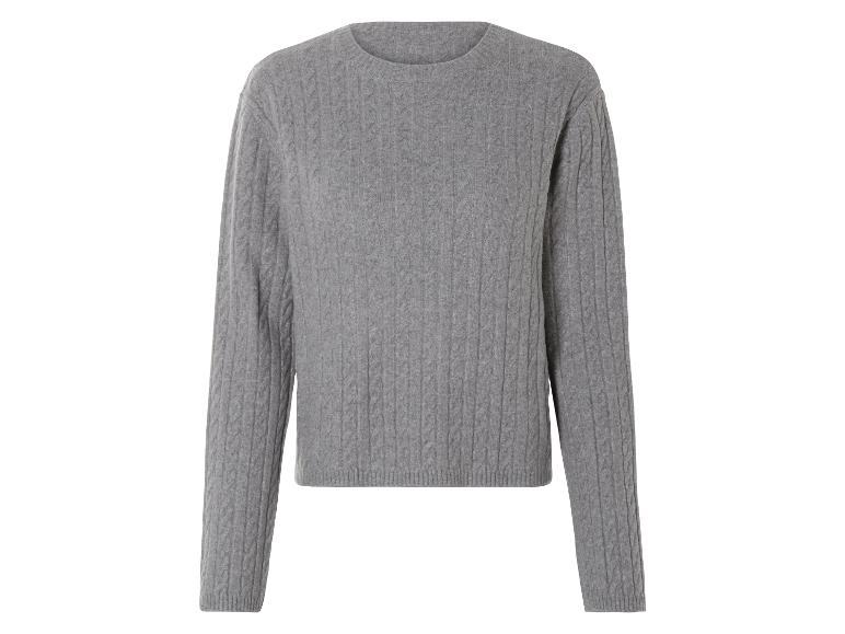 Gehe zu Vollbildansicht: esmara® Damen Strickpullover, mit Zopfmuster - Bild 5