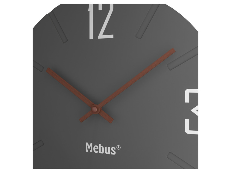 Gehe zu Vollbildansicht: MEBUS Quarzwanduhr, mit Sweep Movement - Bild 13