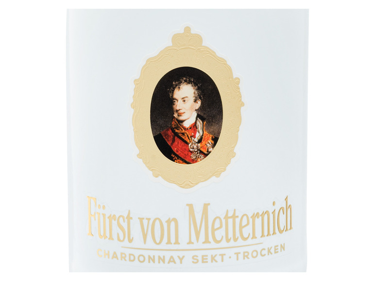 Sekt Schaumwein Metternich von Chardonnay Fürst Deutscher trocken,
