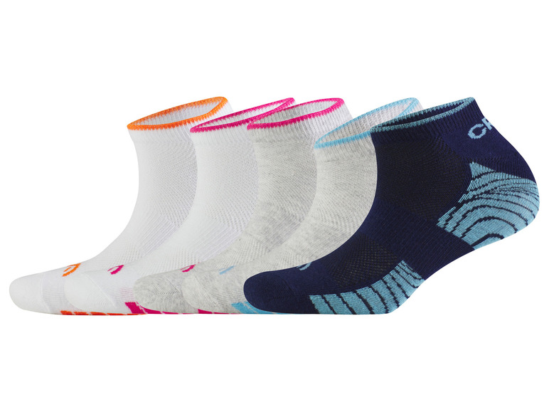 Gehe zu Vollbildansicht: CRIVIT Damen Sportsneakersocken, 5 Paar, optimaler Tragekomfort - Bild 2