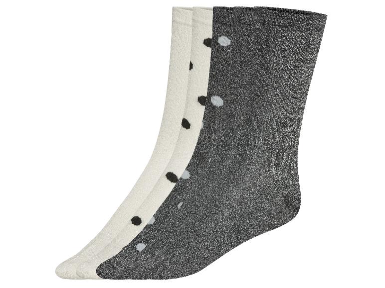 Gehe zu Vollbildansicht: esmara® Damen Socken, 5 Paar, mit Glitzereffekt - Bild 2