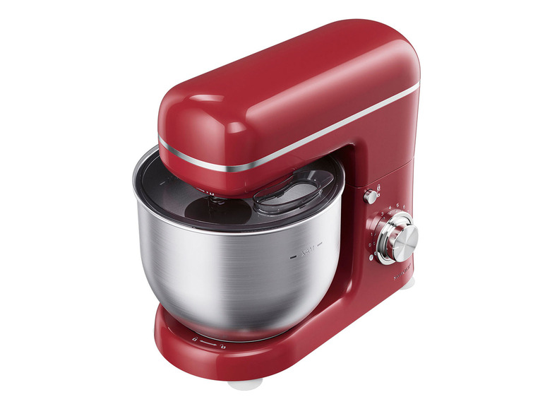 Gehe zu Vollbildansicht: SILVERCREST® KITCHEN TOOLS Küchenmaschine »SKM 600 D3«, rot, 600 W - Bild 4