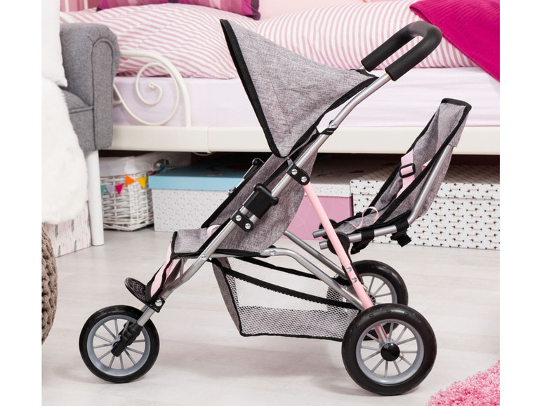 Gehe zu Vollbildansicht: Bayer Design Puppen Zwillings-Jogger »Duo«, mit Sonnendach - Bild 27