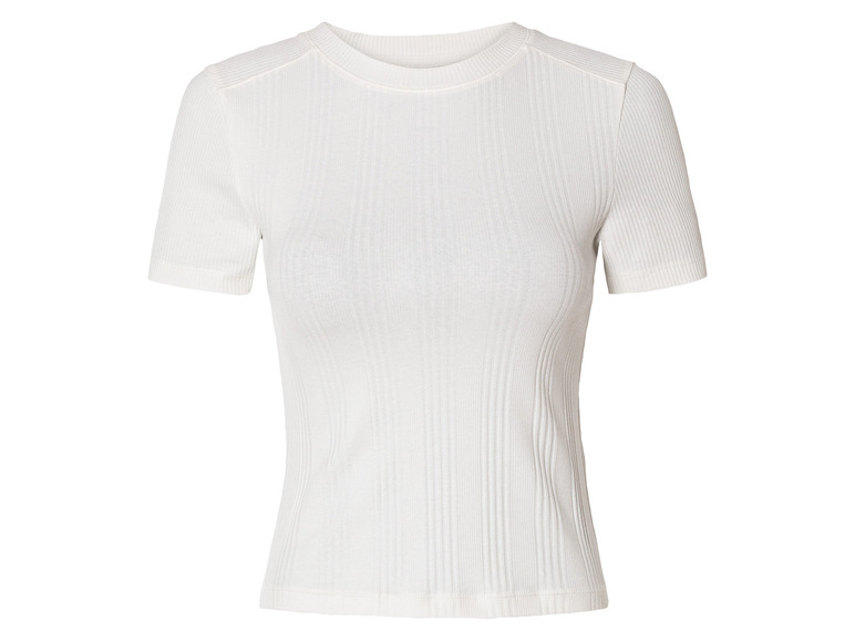 Gehe zu Vollbildansicht: esmara® Damen Shirt in modischer Ripp-Qualität - Bild 10