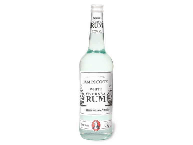 Übersee 37,5% Rum COOK Weißer Vol JAMES
