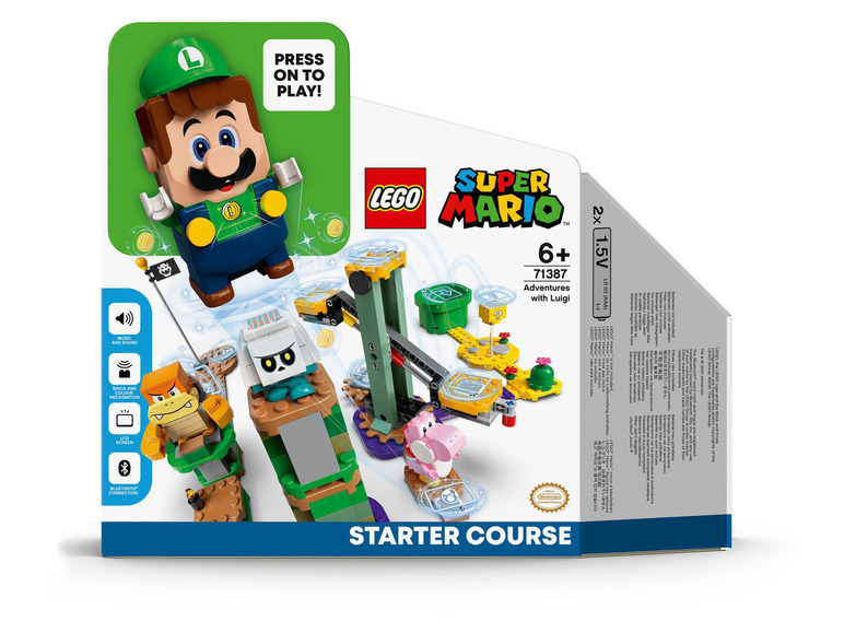 71387 Starterset« Luigi Super mit Mario »Abenteuer – LEGO®