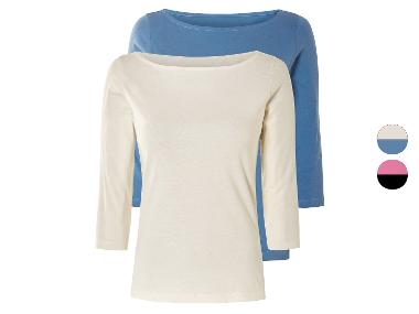 esmara® Damen Langarmshirt mit 3/4-Ärmeln