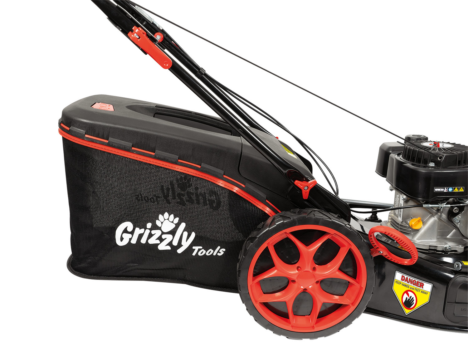 Grizzly 4in1 Benzinrasenmäher »BRM 5117-2 A«, 3,7 PS, …