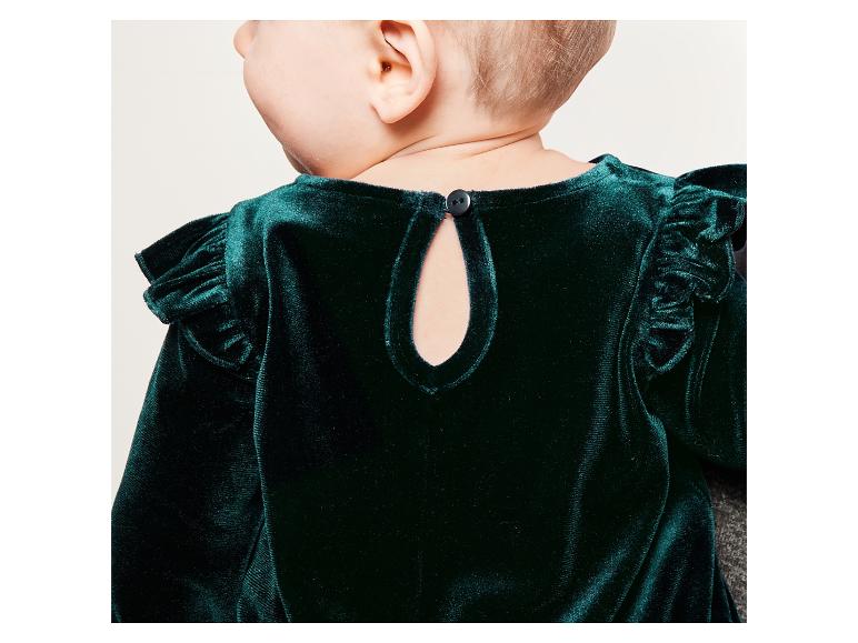 Gehe zu Vollbildansicht: lupilu® Baby Kleid, mit weicher Velours-Qualität - Bild 9