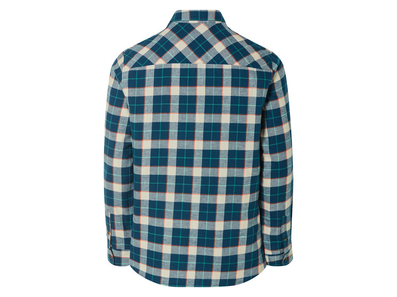 Gehe zu Vollbildansicht: LIVERGY® Herren Flanell-Freizeithemd, mit abgerundetem Saum - Bild 5